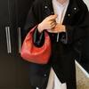 Women Classic Fashion Woven Embossed Hobo Soft PU Leather Small Top-handle Shoulder Bag Casual Daily Handbags bolsa feminina