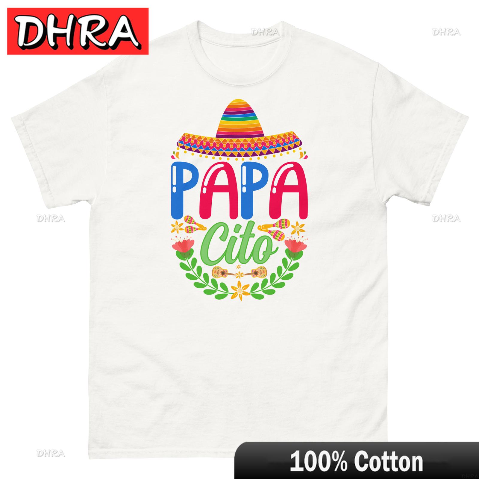

Papacito Spanish Mexican Fathers Day Cinco De Mayo Unisex Classic Tee in Mujer for Daily Wear Short Sleeve Tee Graphic Stylish 4XL