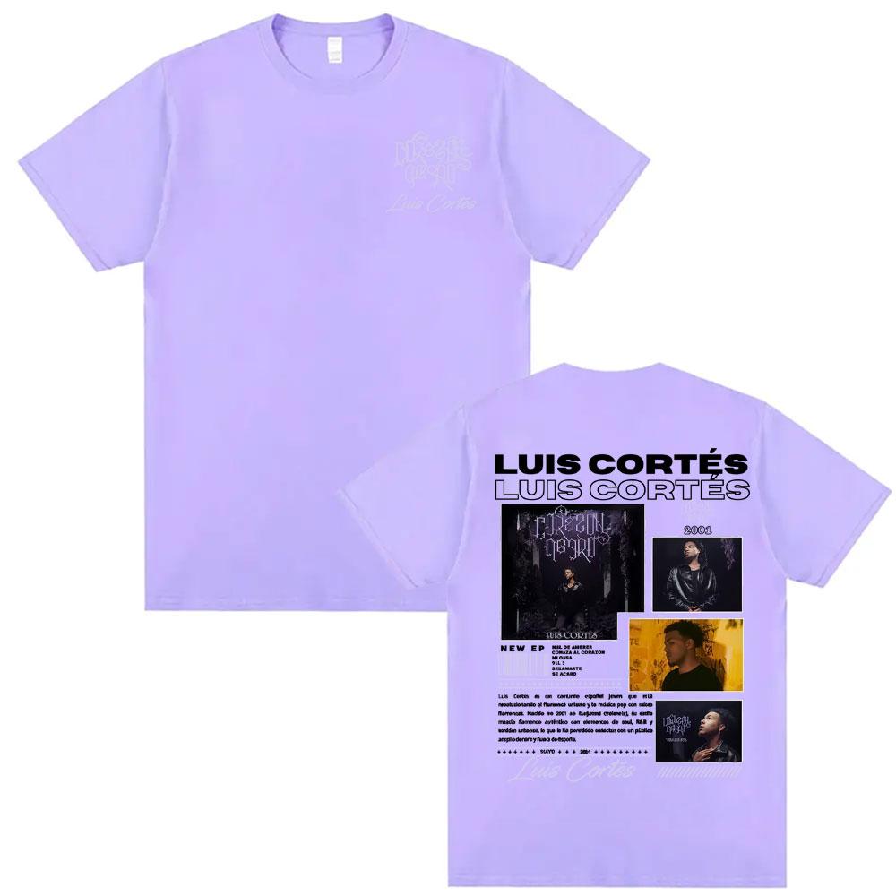Rapper Luis Cortes Album 2026 Merch T Shirts Unisexs Clothing Harajuku Hip Hop Punk Tshirts Male High Quality 100 Cotton Tshirt