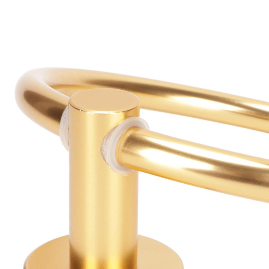 Towel Space Aluminum Modern Round Hand Towel Holder Bath Hardware for Balcony Hotel