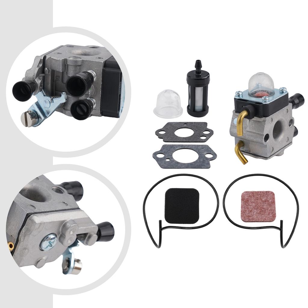 Reliable Replacement Carburetor Kit Fits a Range of Trimmer Models like HT75 Providing Installation Essentials in One Package
