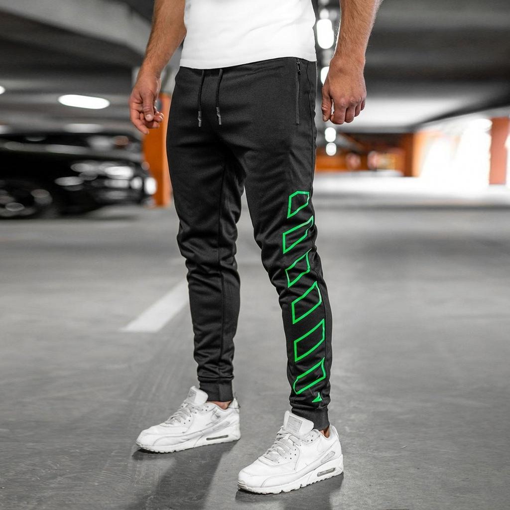 Frühling Und Herbst Sport Fitness Einfarbig Hosen männer Lose Laufende Casual Große Größe Jogginghose Baumwolle