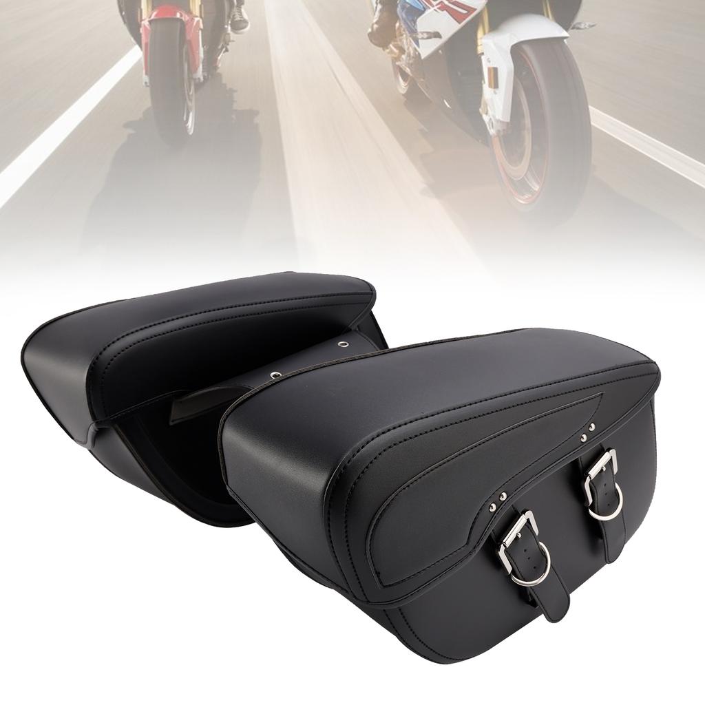 Tail Bag Side Saddlebag Tail Bag Luggage Pouch Storage Black 42L For Motorbike