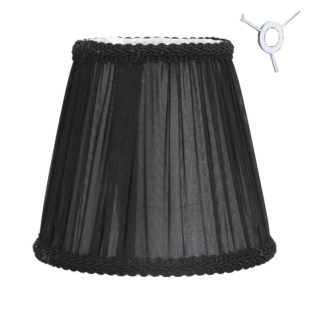 Wear‑resistant Table Lamp Cover E14 Bulb Chandelier Lampshade Safe Cloth Lamp Shade  Household