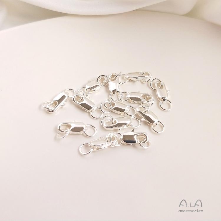 14K/18K Gold & Sterling Silver Fishtail, Spring, and Lobster Clasps - DIY Jewelry Accessories.