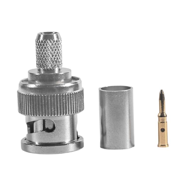 Copper BNC Male to RG59 Connector for Efficient Signal Transfer in Computer Copper BNC Adapter