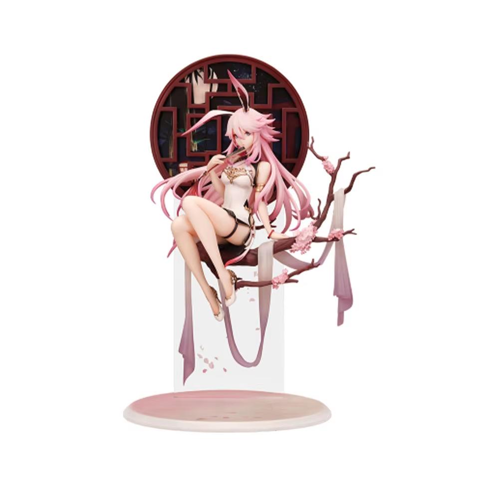 19CM Anime Game MmiHoYo Figure Two Models Yae Sakura Sitting Position Anime Model Toys Gifts Collection Decoration Ornaments PVC