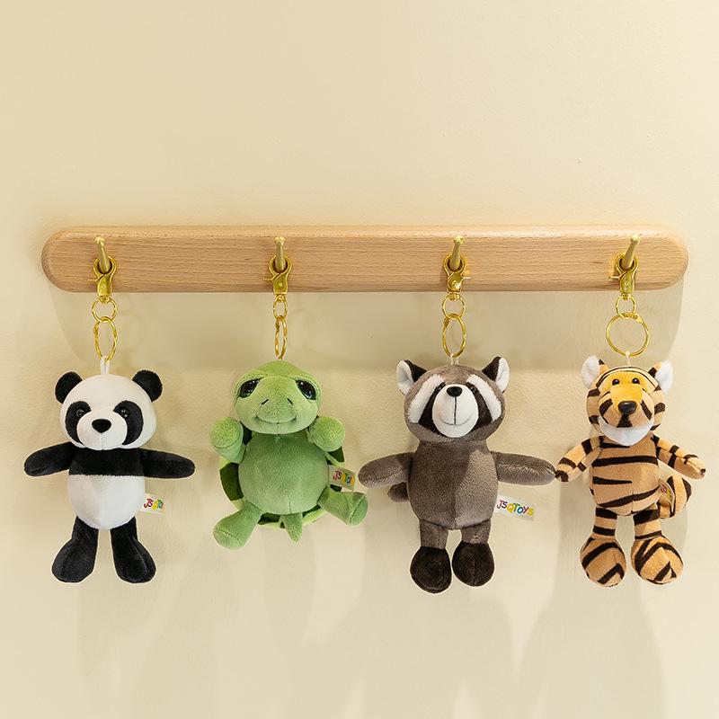 Jungle Animal Plush Toys: Elephant, Monkey, Tiger, Lion, Giraffe