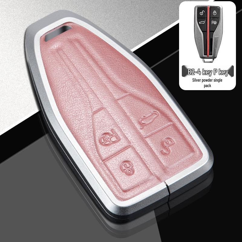 2022 Hongqi H5 Key Case: Protective Metal Shell for 18-21 Models, Unisex Design