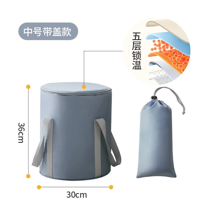 

Складная ванна для ног, портативная сумка для ванны, умывальник, ведро для воды, большая вместимость, ванна для ног, спа-массаж, стиральная ванна для путешествий на открытом воздухе