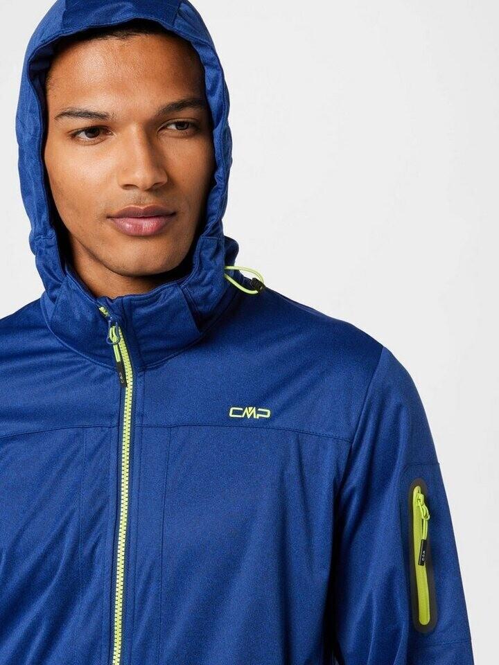 Куртка CMP Light Softshell Jacket with Detachable Hood (39A5027M) голубовато-мелового цвета.