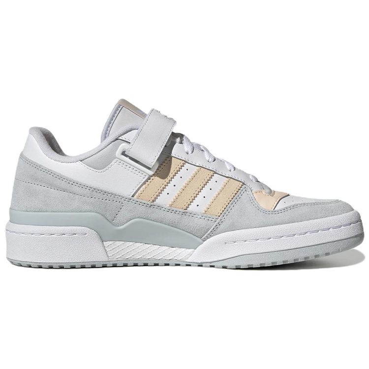 Adidas Forum Low White Halo Blue Orange Men Sneakers Bliss-Orange Cloud-White GX7076