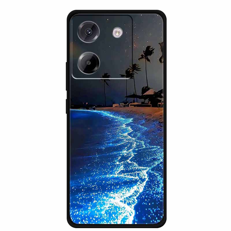 For Poco M7 Pro Phone Case TPU Soft Back Cover for Xiaomi Poco M 7 Pro 5G M7pro Silicone Funda Protector Floral Patterns Capa
