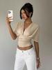 Short Sleeve Plus Size  Sexy Navel Exposed Casual Loose T Shirt Crop Tops Women Summer T-shirt