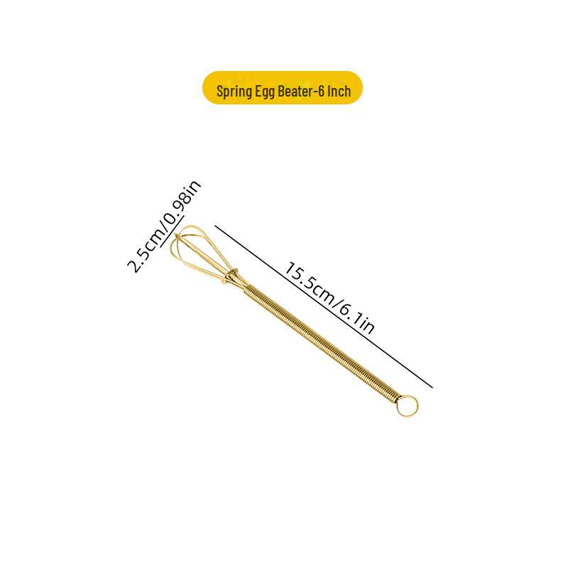 Stainless Steel Handheld Egg Beater & Milk Frother