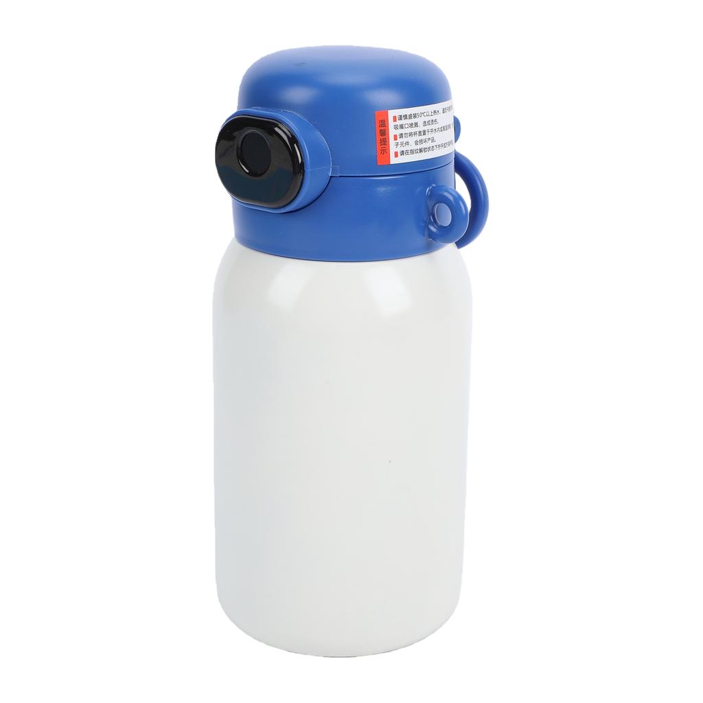 Fingerabdruck-Entsperrung Isolierte Wasserflasche mit Strohhalm 550ml Intelligente Edelstahl-Vakuum-Sport-Wasserflasche für die Schule