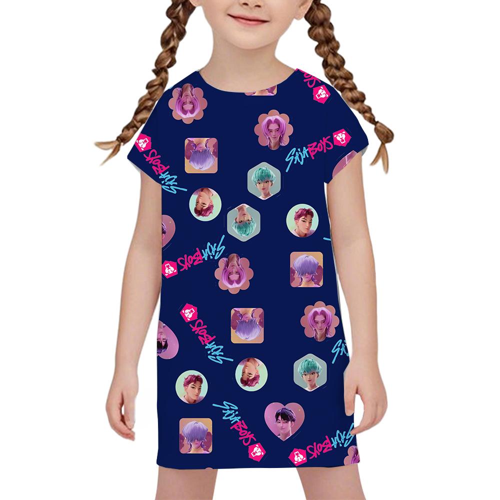 Girls Witch Group Same Style Pajamas Dress Children's Clothing