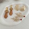 Salircon 3 Stile Boho Geometrisch Metall Hängeohrringe Damen Vintage Unregelmäßig Acryl Ohrstecker Party Schmuck Zubehör
