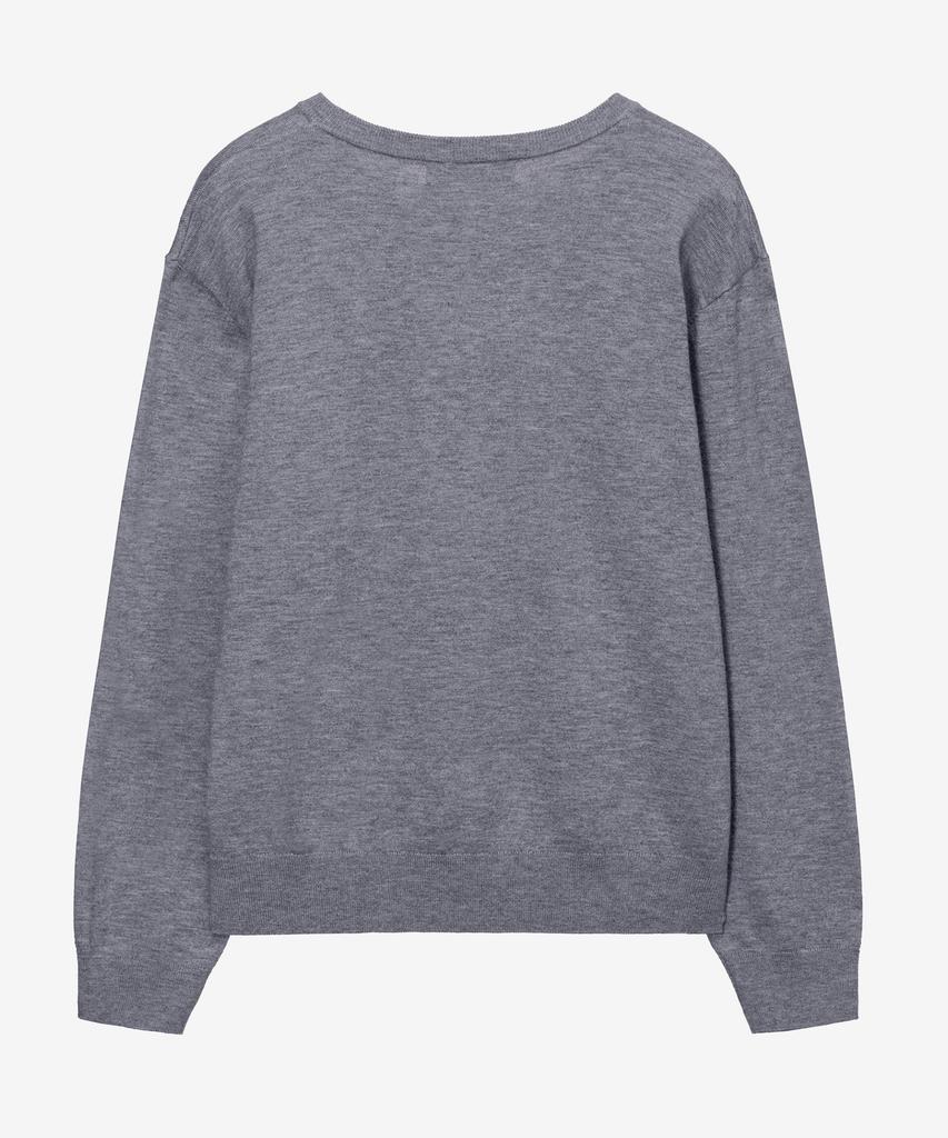 MIND BRIDGE WOMEN [W] V-Neck Argyle Oversized Knit - 2 Colors