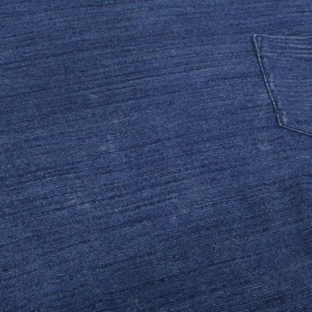 RRL Indigo Cotton Long Sleeve T-Shirt tops M Indigo blueUsed