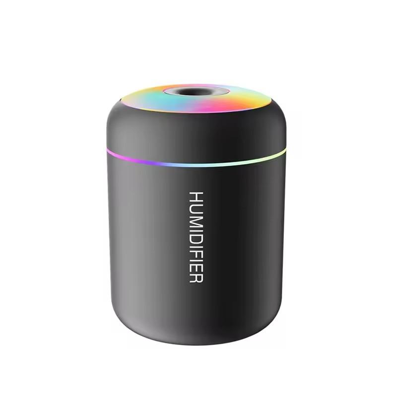 180ML Mini Air Humidifier USB Aroma Diffuser Essential Oil Purifier Mist Maker Colorful Lights Humidificador For Home Car Office