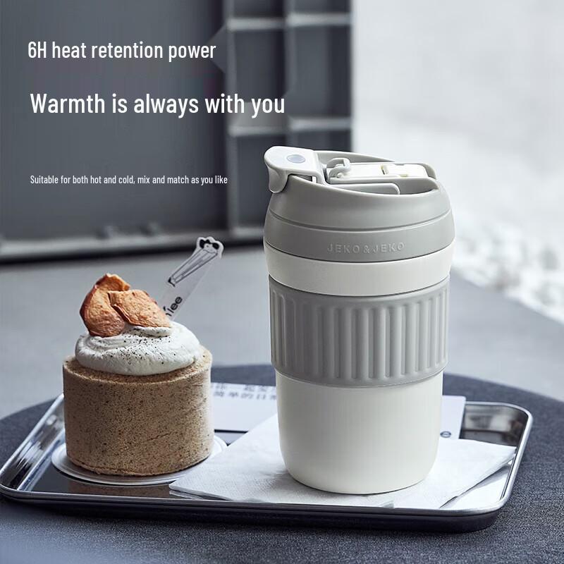 JEKO&JEKO Stainless Steel Double-Drink Coffee Mug
