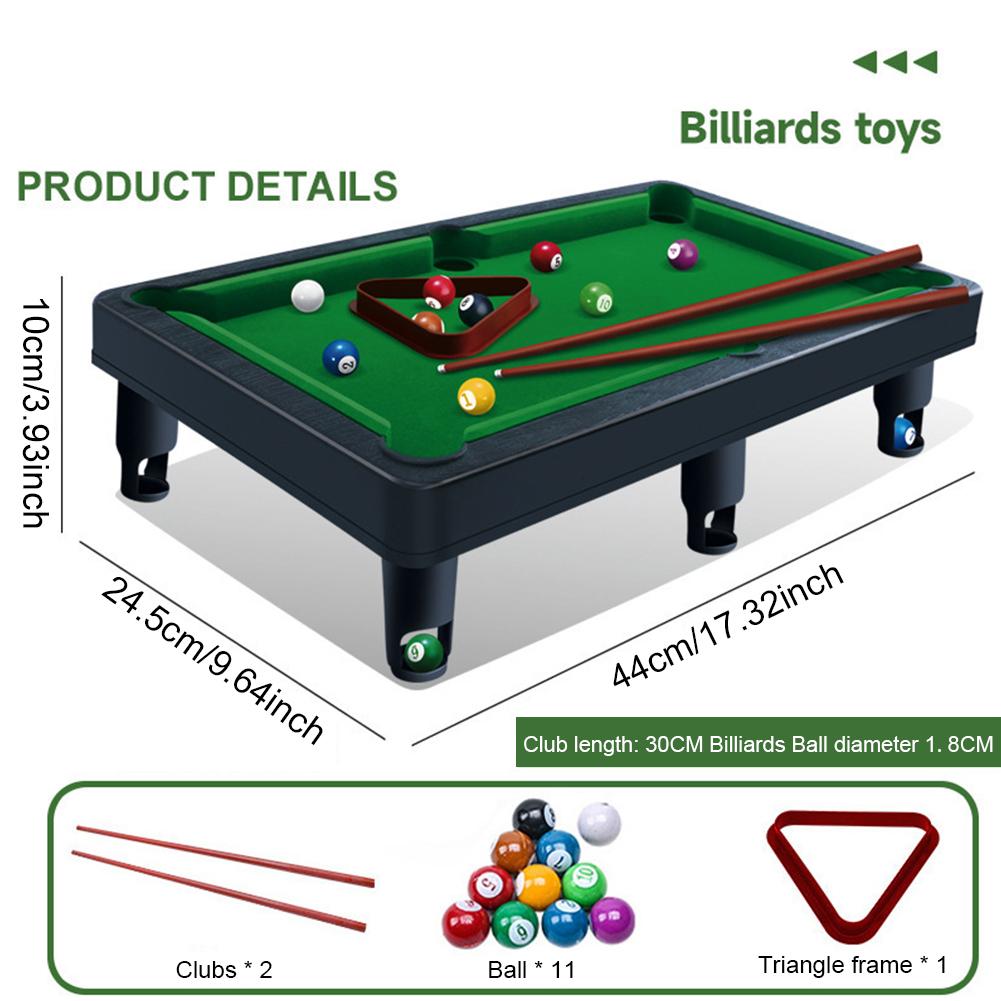 

Мини Бильярдный Стол Настольный Настольный Набор для Бильярда Снукер Игра с 2 Киями и Шарами Портативный Снятие Стресса Домашний Офисный Настольные Игры