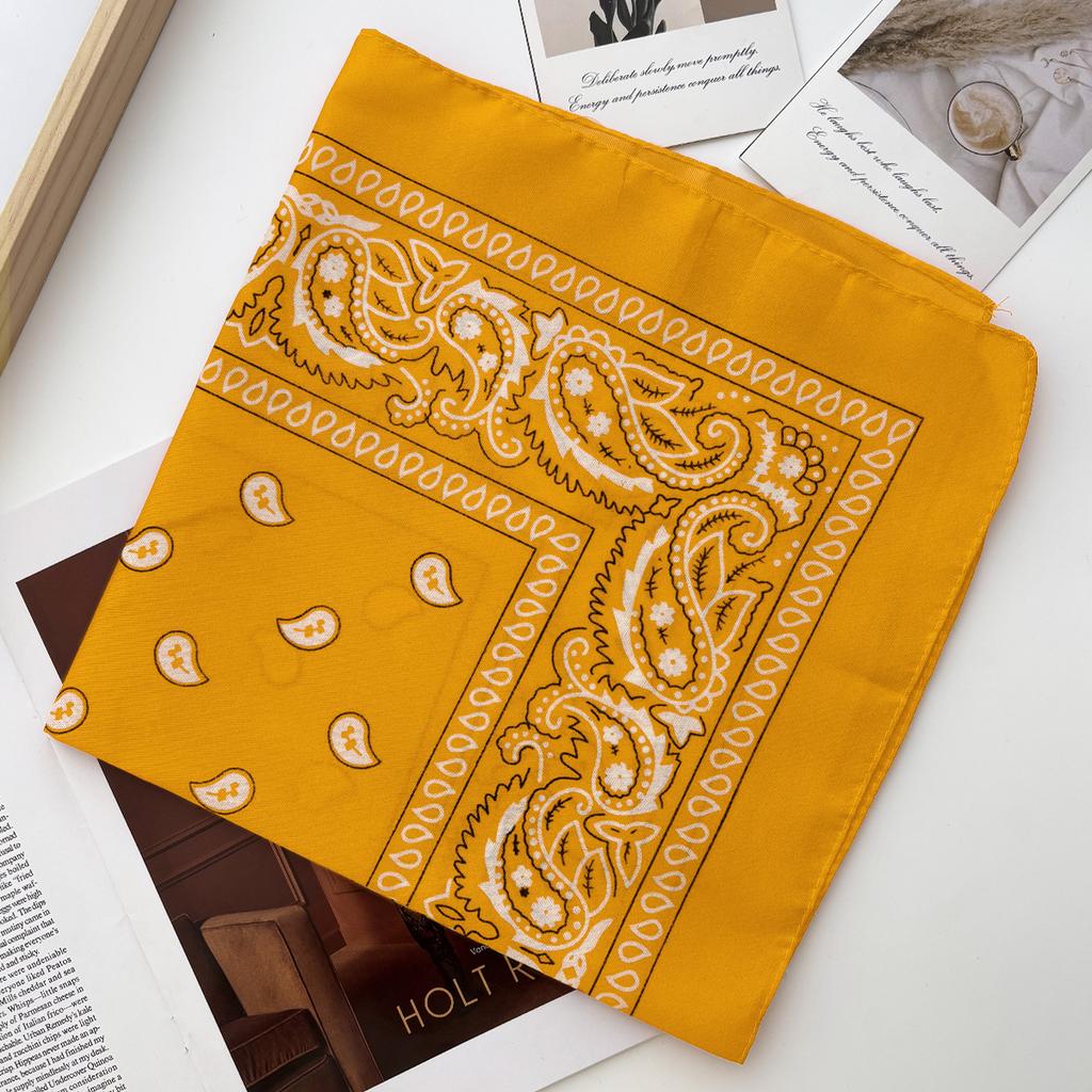 Bandana unisexe pour hommes et femmes, bandeau pour cheveux, style cowboy, pour hommes, motard, sport, couvre-chef, bandeau pour poignet, foulard de tête cachemire, foulard carré