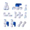 12Pcs 3/8" Od Change 1/4" Quick Connect Fittings for Osmosis Water Purifier System Tube