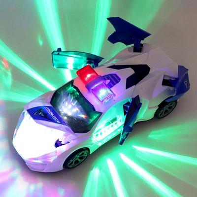 Elektrisk dans Deformation Roterande Universal Polisbil Leksak Bil Pojke Leksak Barn Barn Flicka Bil Jul Födelsedagspresent