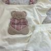 Girls Summer Plaid Lace Cami Dress Set Trendy Ruffle Two Piece Outfit For Big Kids