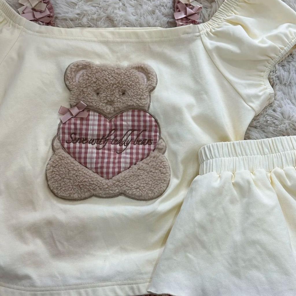 Girls Summer Plaid Lace Cami Dress Set Trendy Ruffle Two Piece Outfit For Big Kids