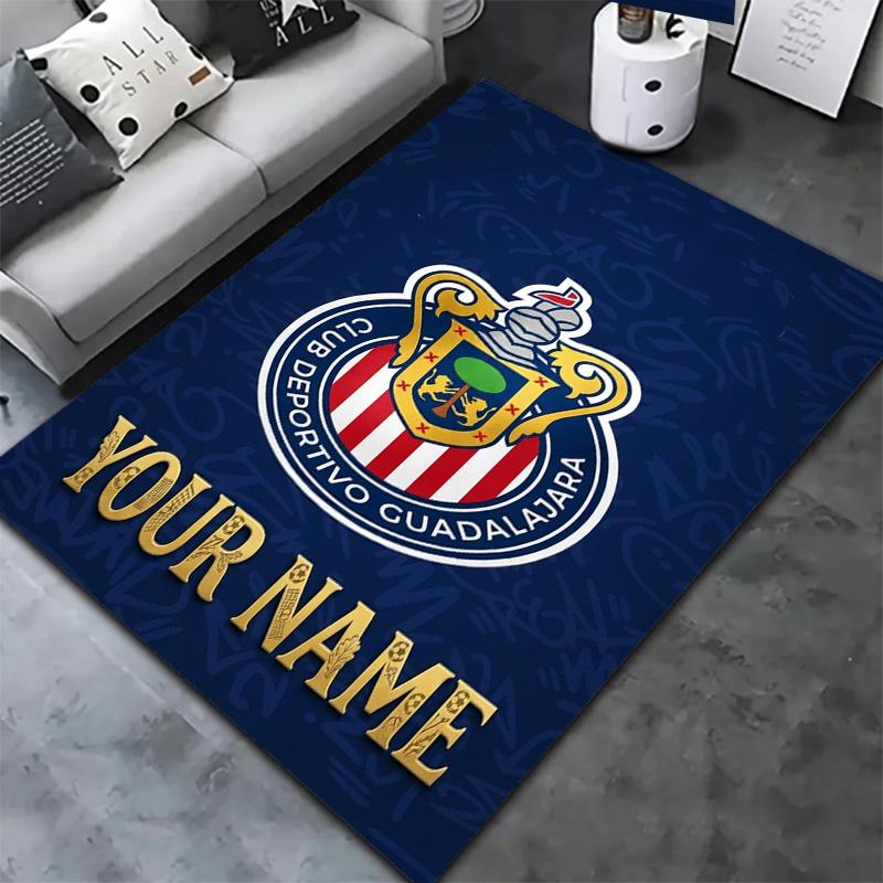 Chivas Crest Fan Gear Custom Name Carpet Rug For Living Room Bedroom Home Sofa Decoration Kids Play Nonslip Floor Mat