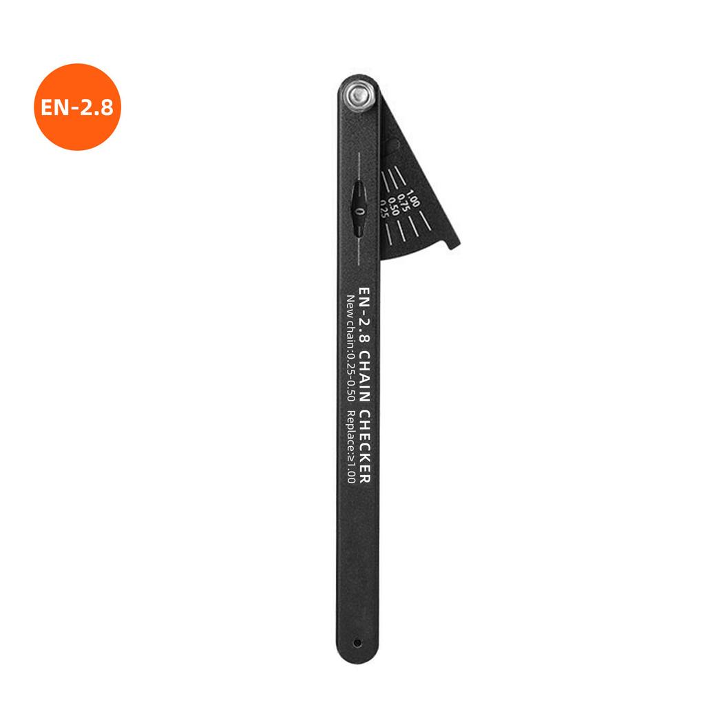 Chain Wear Indicator Tool Aluminum Alloy Lightweight CNC Anodized Design for Bike Chain Checker Tool