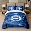 3Pcs Bedding SetBrighton & Hove Albion Football Soft Bed Sheet and Two Pillowcases Home Bedroom Decor