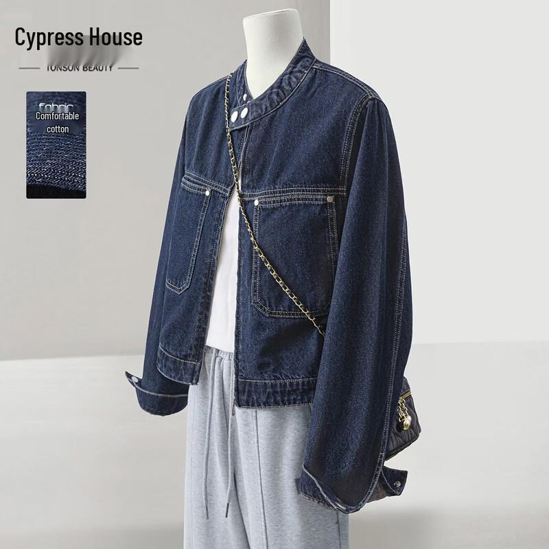 Women s Washed Short Denim Jacket L