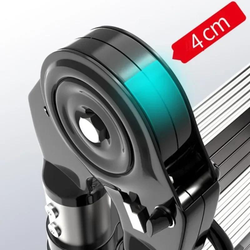 Edelstahl Teleskopleiter Mehrzweck für den Heimgebrauch Fischgrätenleiter Tragbare Klappleiter Bambusleiter Hebestufenleiter