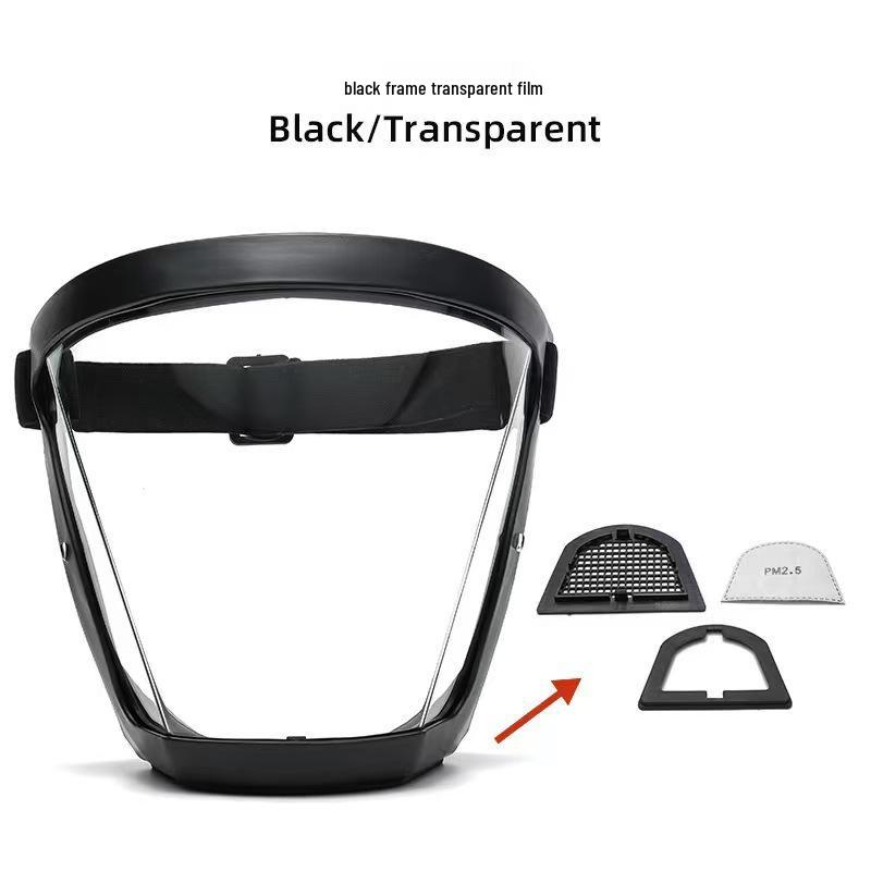 High-Definition Transparent Anti-Droplet Dustproof Protective Face Shield Goggles for Cycling