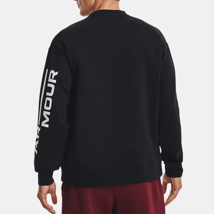 Under Armour UA Summit Graphic Sweatshirt Men Tops Black 1373800-001