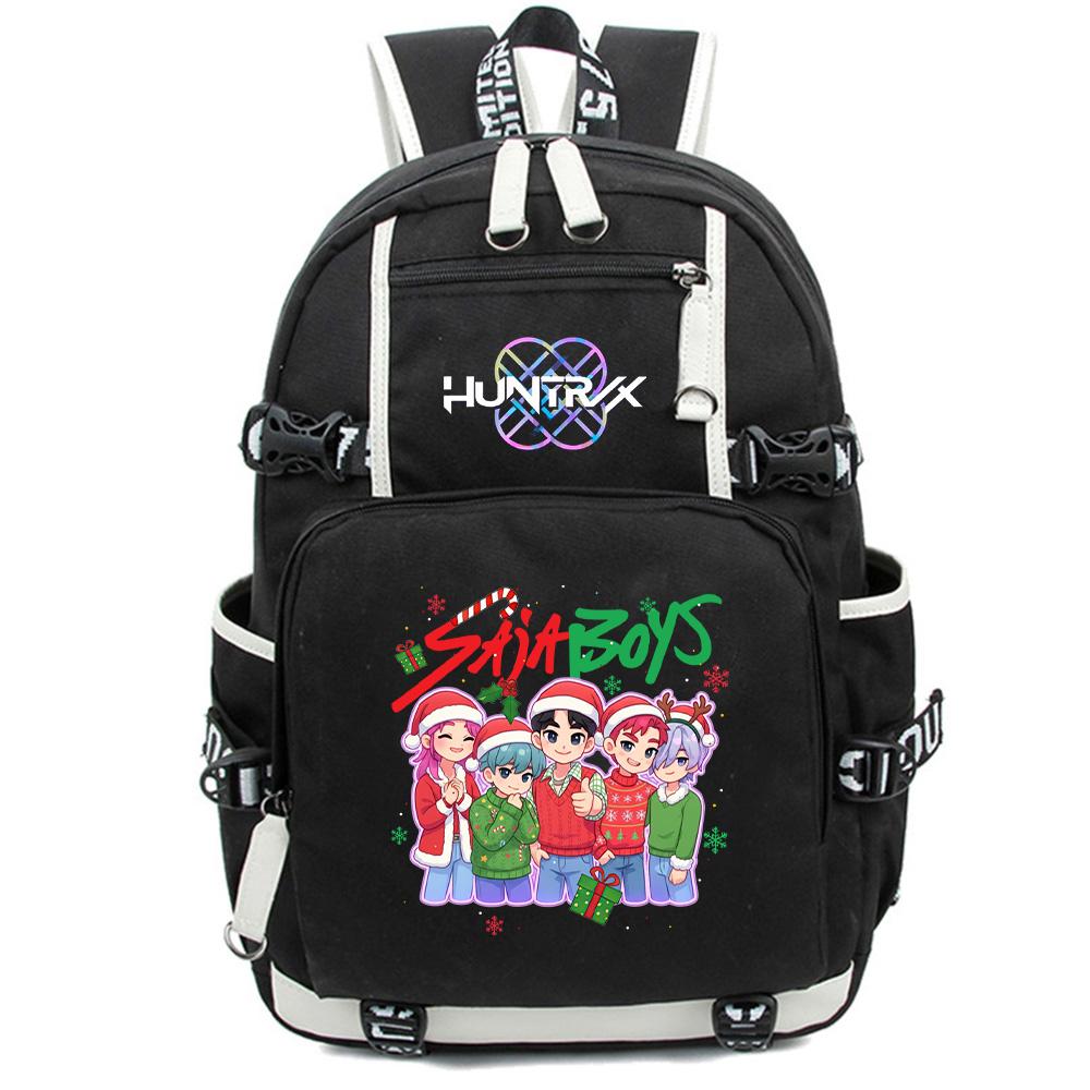 Anime Cartoon K-Pop Demon Hunters Backpack Large Capacity Bookbag Laptop Unisex Student Boy Girl School Bag Large Capacity Travel Outdoor Bag Gift