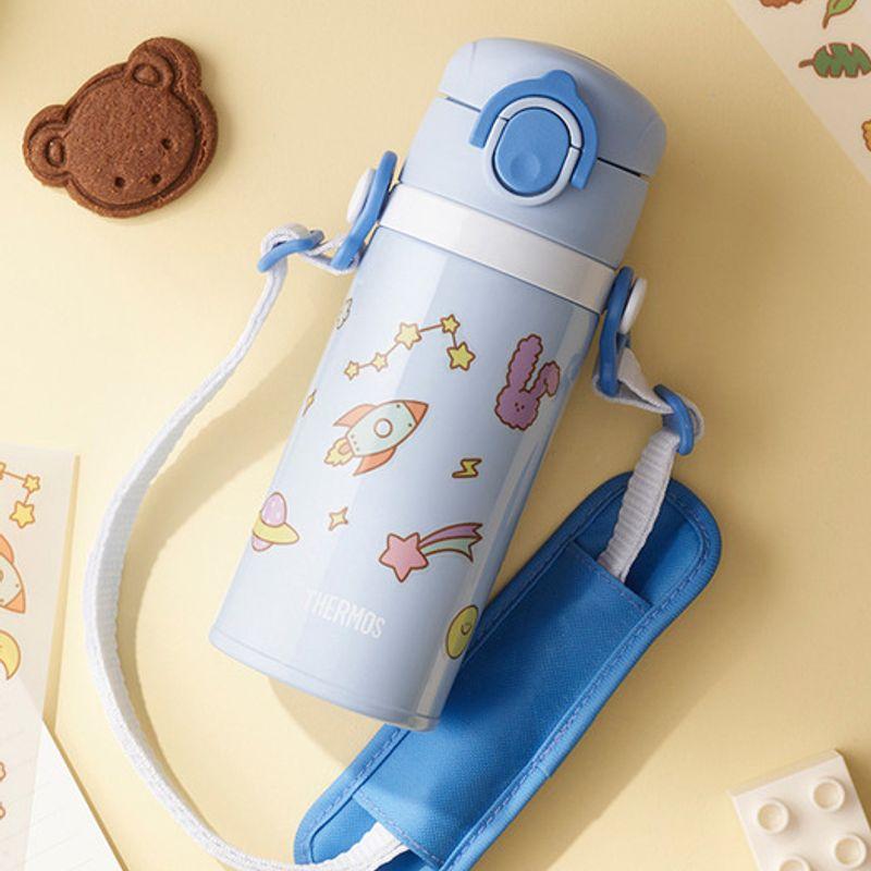 THERMOS Thermos Insulated One-Touch Strap My Design Bottle JOI-350K (350ml) Basic Sticker Included