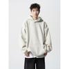 400g Heavyweight Hooded Sweatshirt Unisex Winter Oversized Streetwear Pullover With Snap Buttons