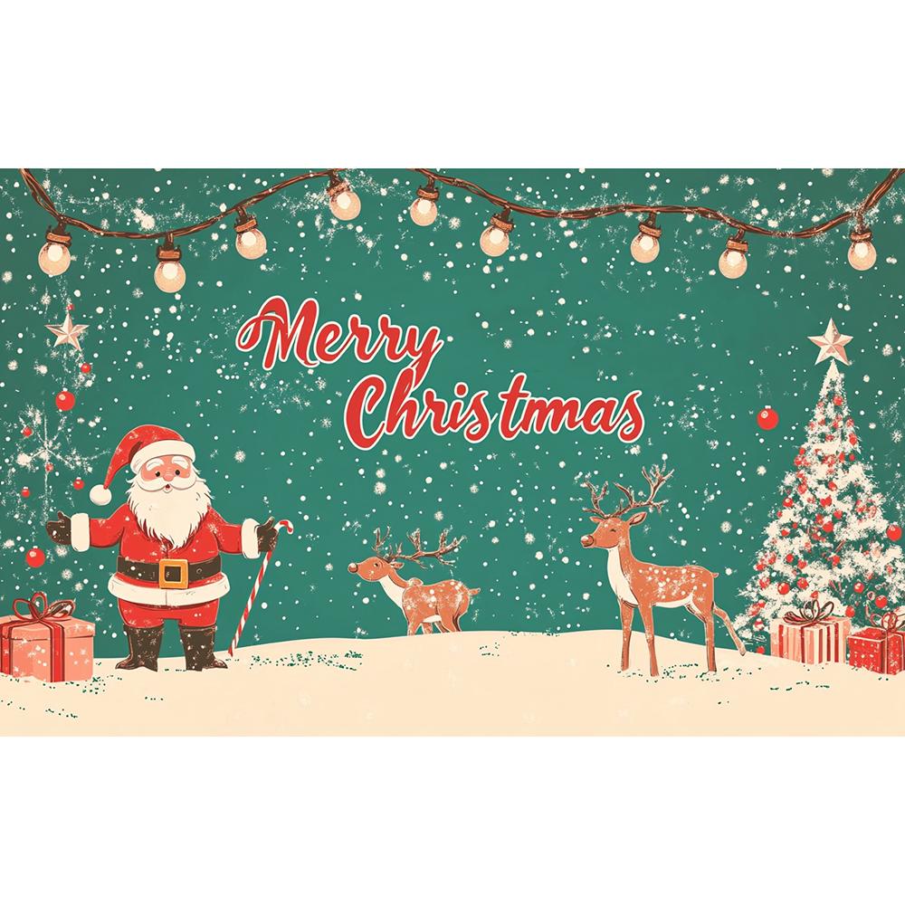 Merry Christmas Banner Christmas Home Decoraton 2025 Cristmas Party Decor Xmas Photography Background Props Happy New Year 2026