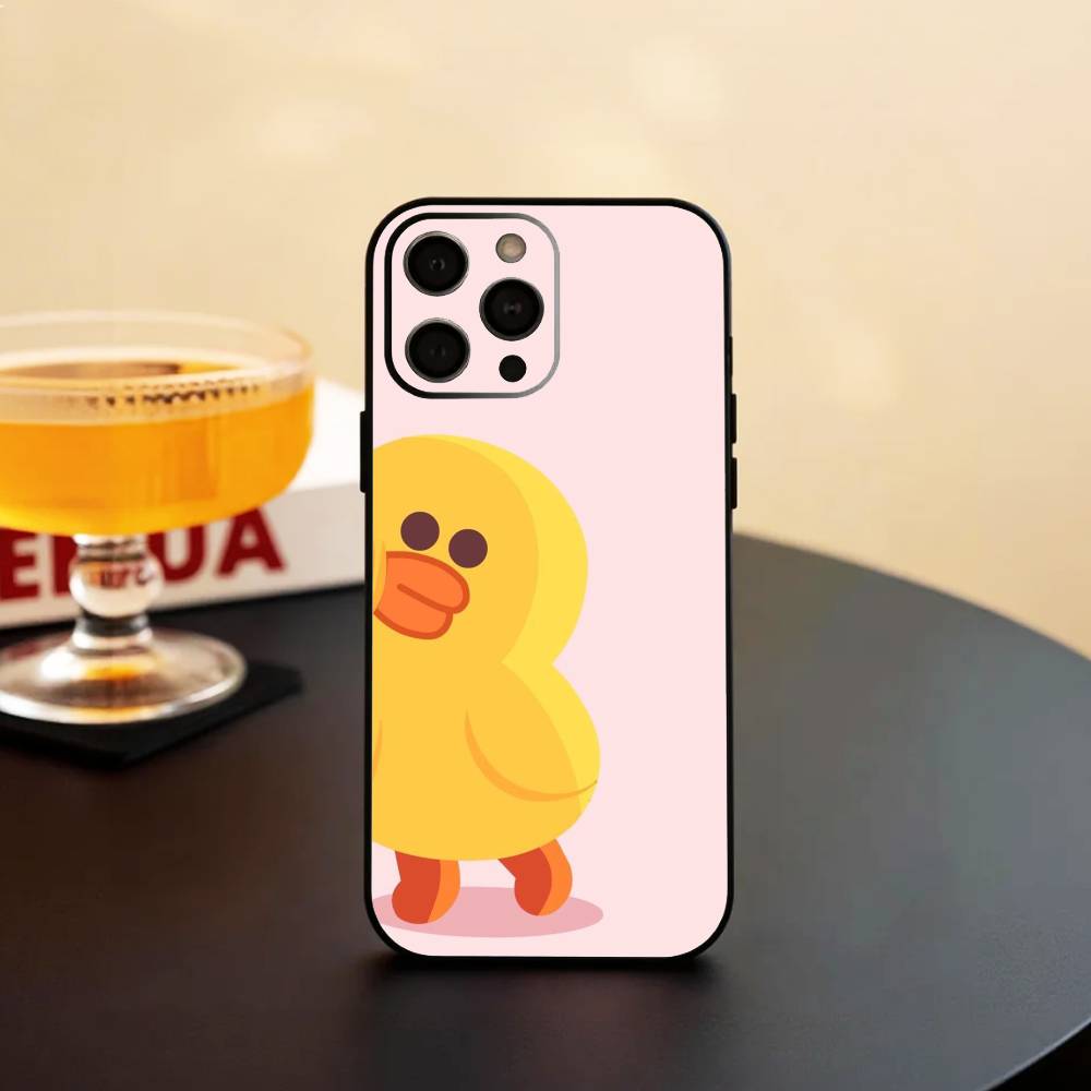 Adorable Yellow D-Duck   Phone Case Silicone Soft For IPhone 17 16 15 14 13 12 11 X XR Plus Pro Max Plus