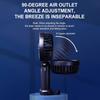LED Digital Display Portable Handheld Fan 5 Speed Wind Personal Fan Folding Fan  Aromatherapy Use