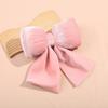 Velvet Fabric Hanging Xmas Ornament Bowknot Shape Christmas Tree Decorations  Merry Christmas