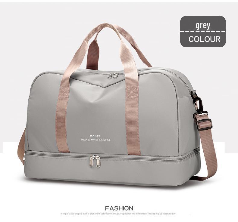 Unisex Yoga & Travel Bag: Large Capacity, Fitness, Wet/Dry Separation