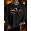 Round-Neck Pullover Sweatshirt With Stylish Print, Comfortable Breathable, Suitable For Everyday Wear, Travel, Street, Home, Jogging.