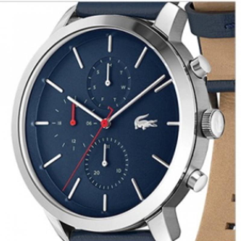 LacoSte Men S Leather Quartz Watch LacoSte Play