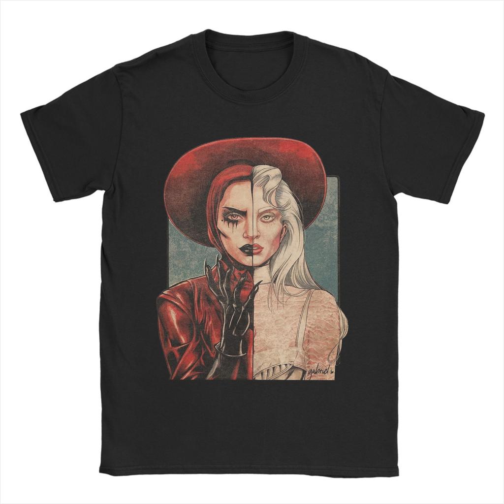 Lady Gaga The Mayhem Ball Tour 2025 T Shirt Summer T-Shirts Pure Cotton Novelty Tee Shirt For Man Short-Sleeved Casual Top Tees